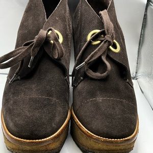 Yves Saint Laurent Suede Booties